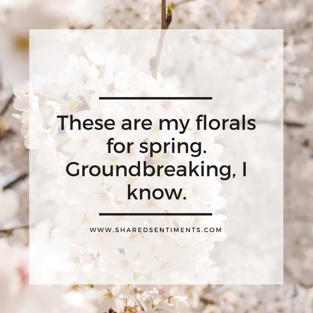 funny flower captions for instagram