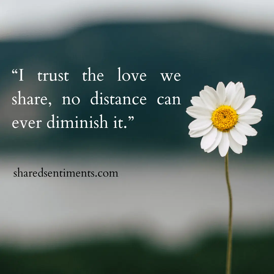 Love and Trust Messages for Distance Relationship