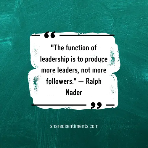 Inspiring leadership quotes for managers