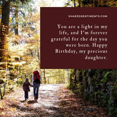 messages to daughter on her birthday