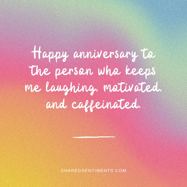 Anniversary Messages and Wishes to Your Work Bestie