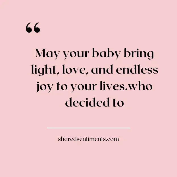 Sweet Baby Shower Card Messages