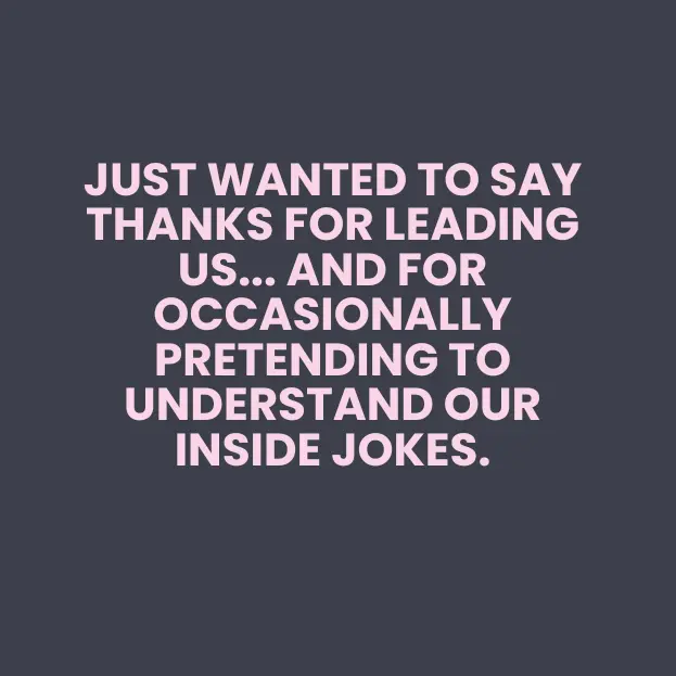 funny boss day messages