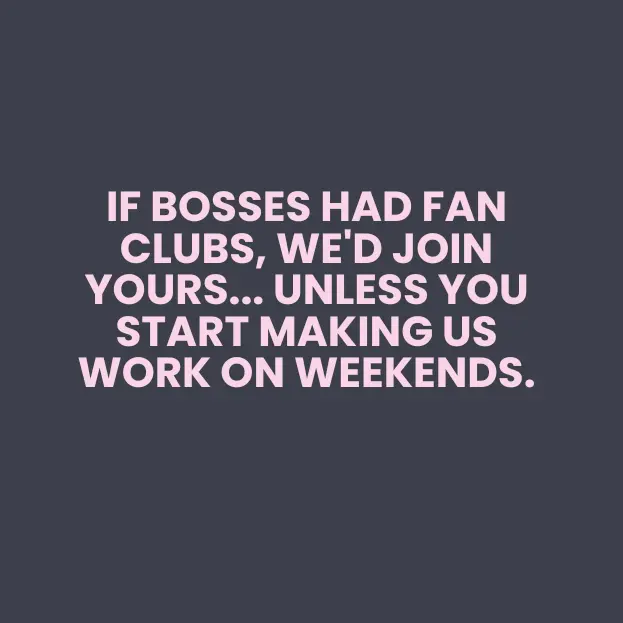 funny boss day messages