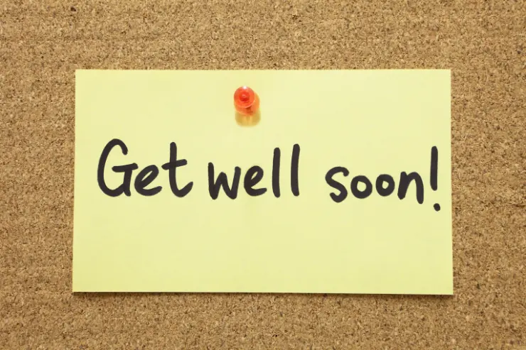 get well soon messages for friends