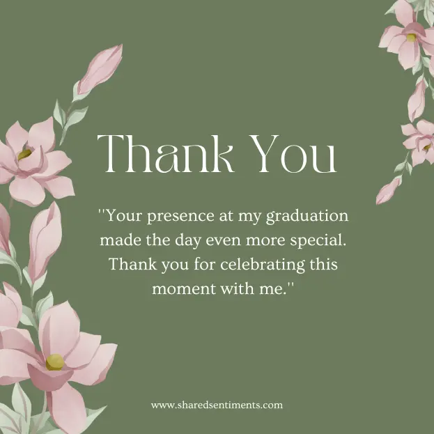 graduation thank you card messages