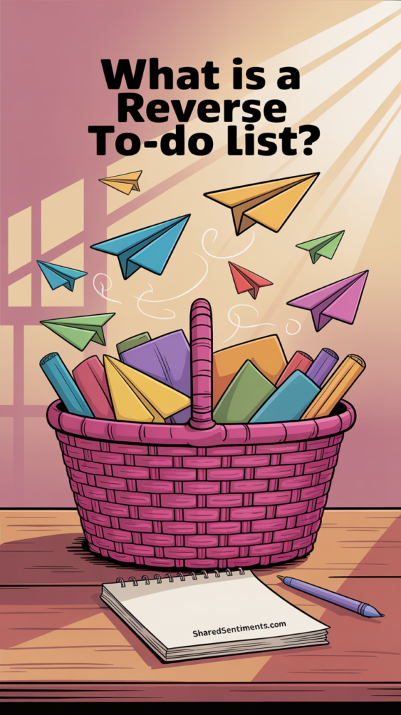What is a Reverse To-Do List?