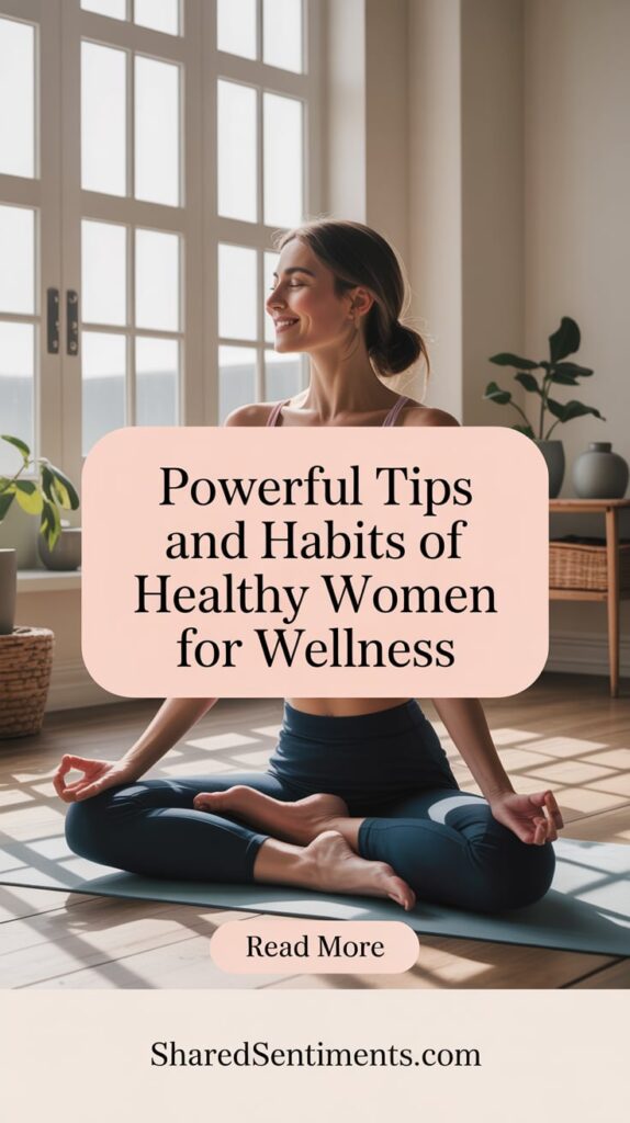 habits of healthy women