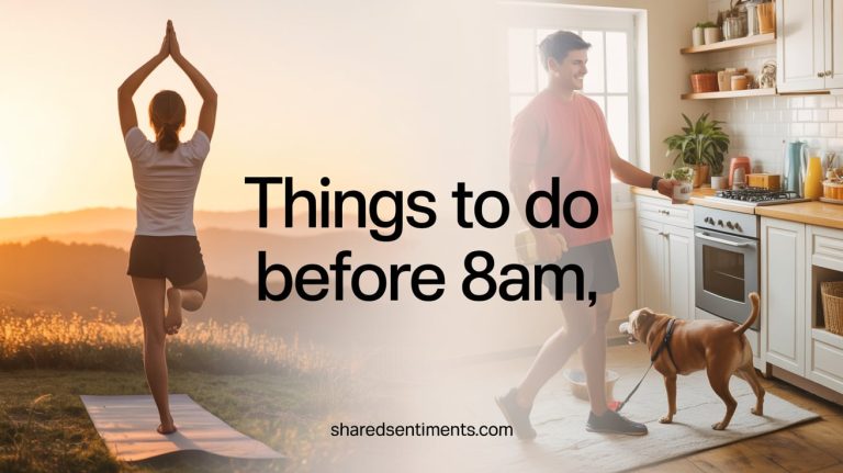 Things To Do Before 8AM