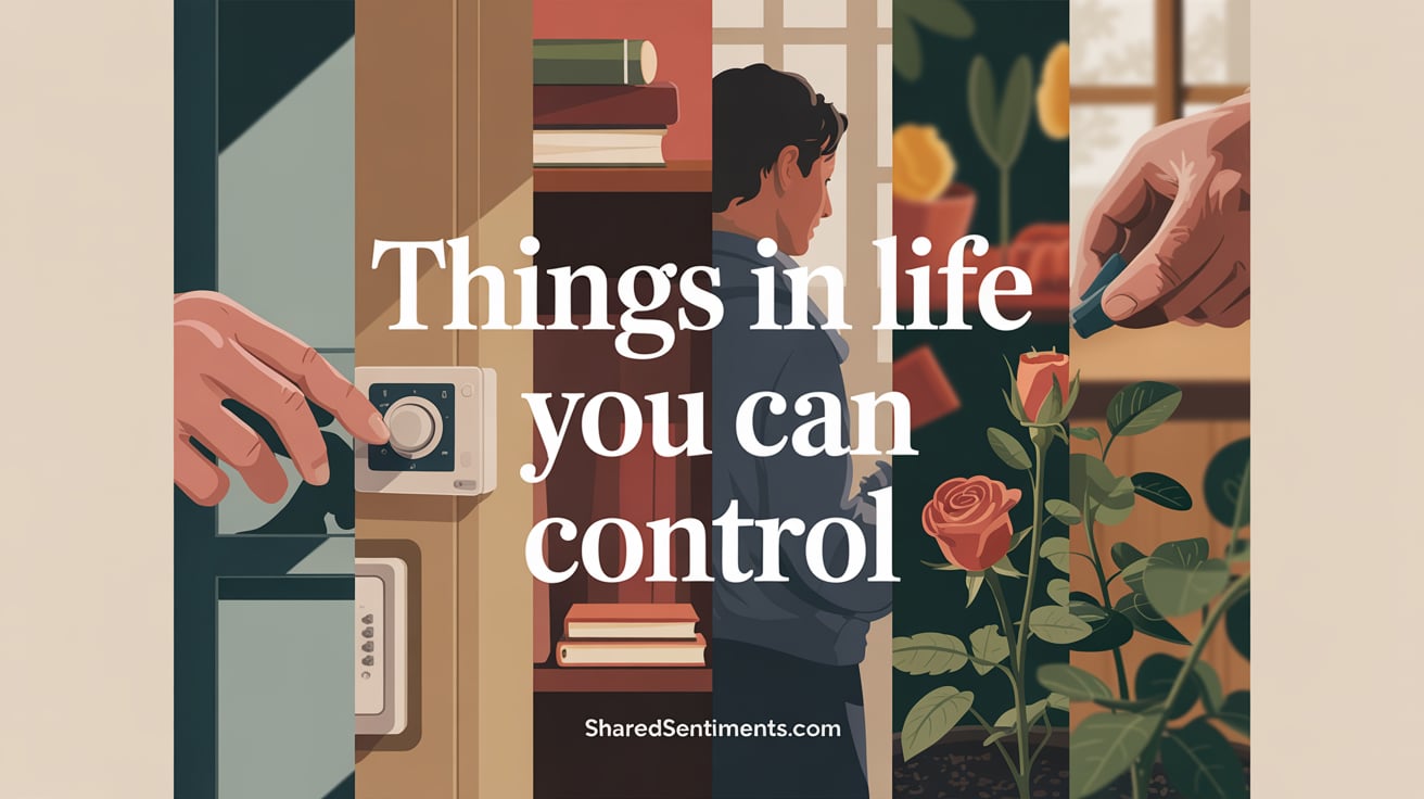 Things in Life You Can Control