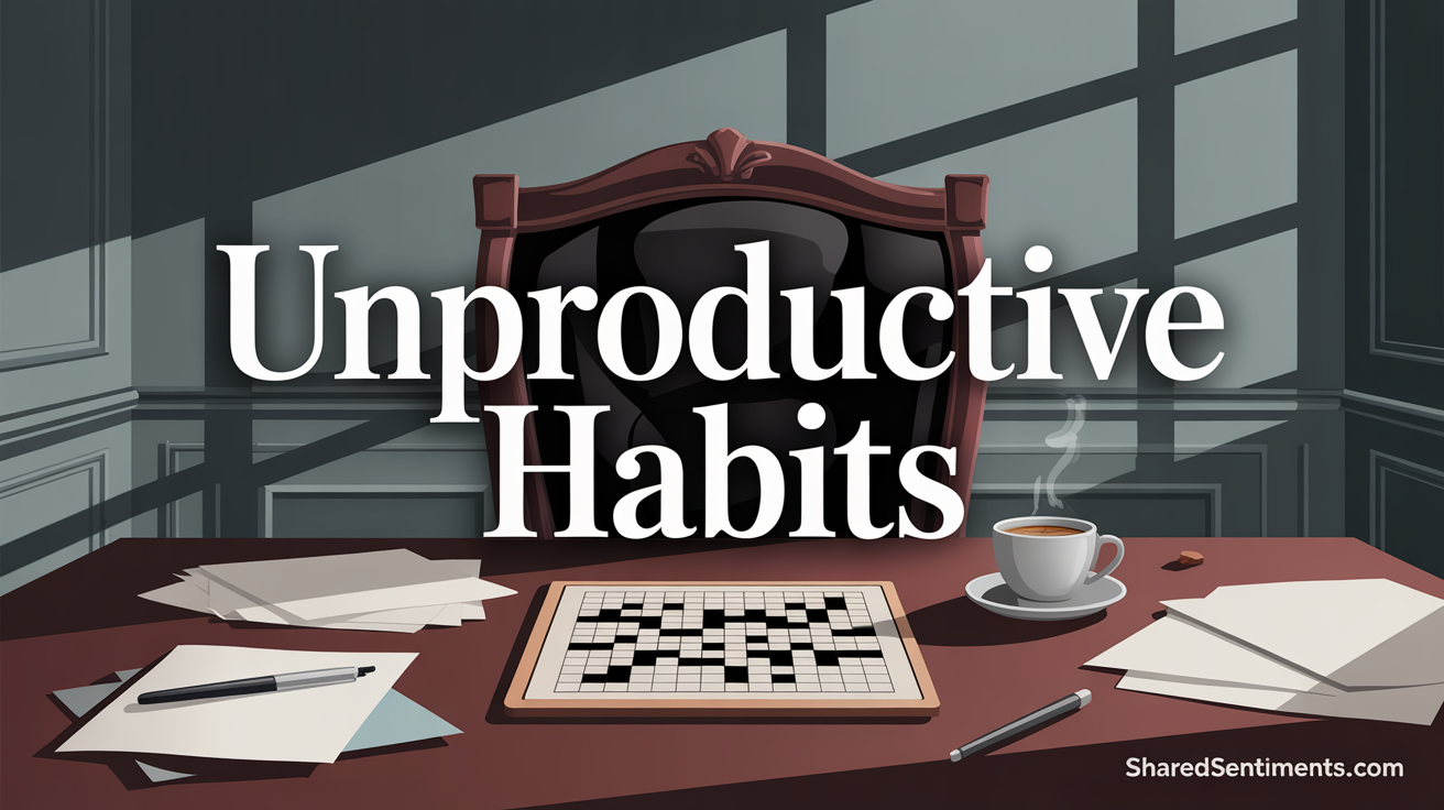 Unproductive Habits