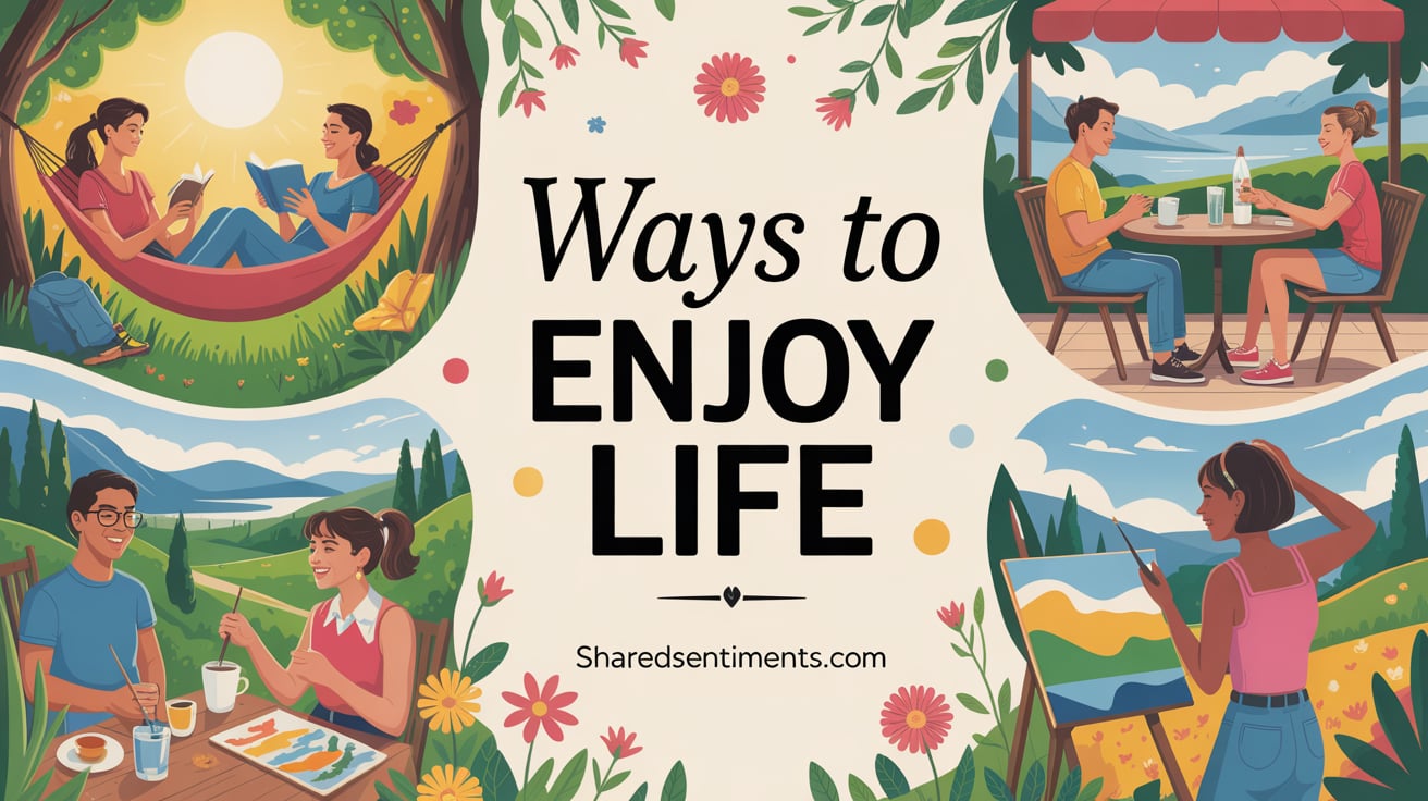 ways to enjoy life