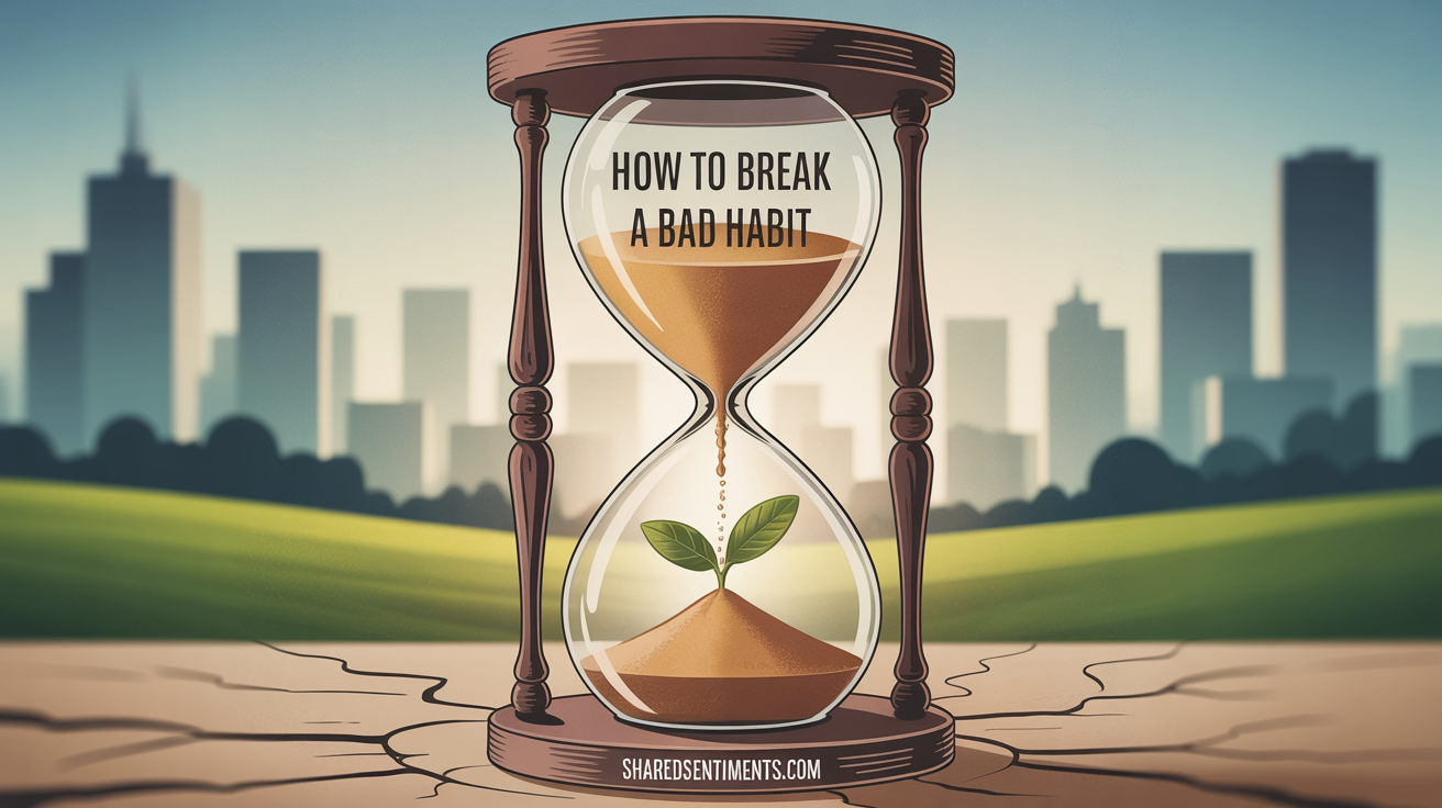 how to break a bad habit