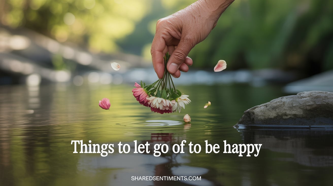 things to let go of to be happy