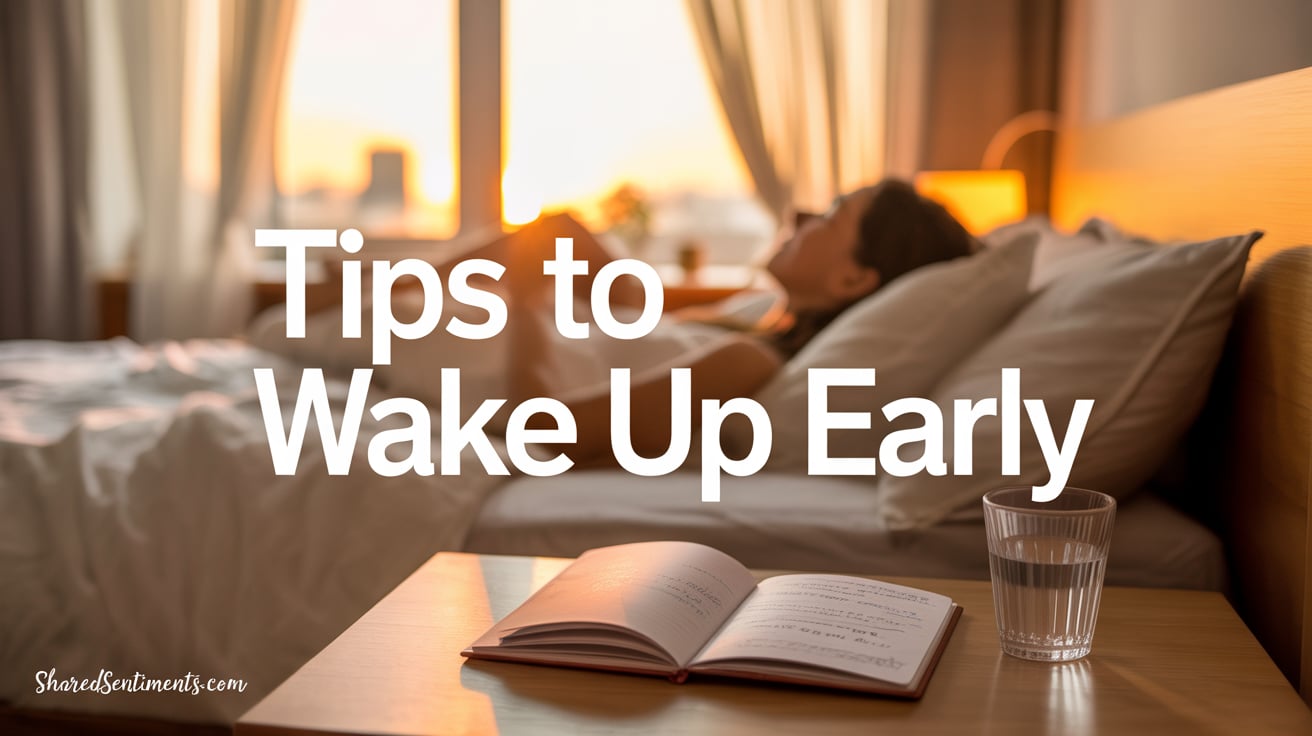 Tips To Wake Up Early