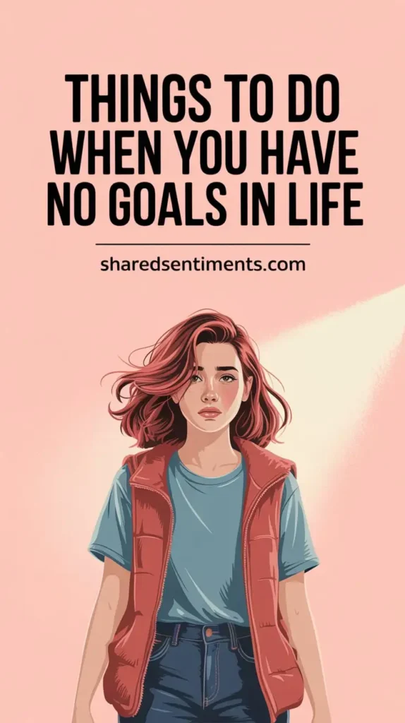 things to do when you have no goals in life