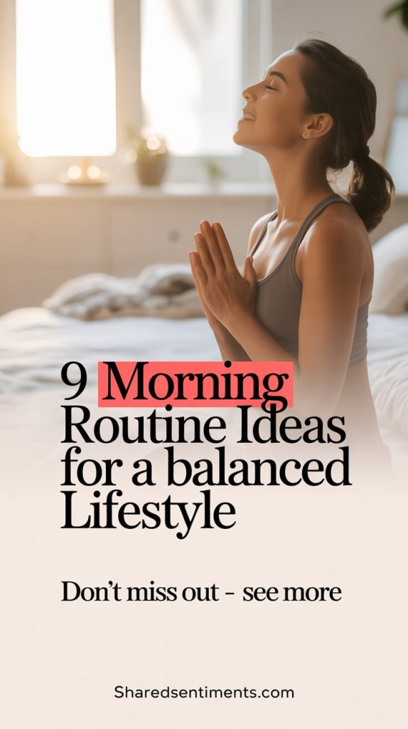Healthy Morning Routine Ideas