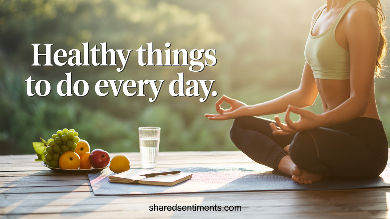 Healthy Things To Do Every Day
