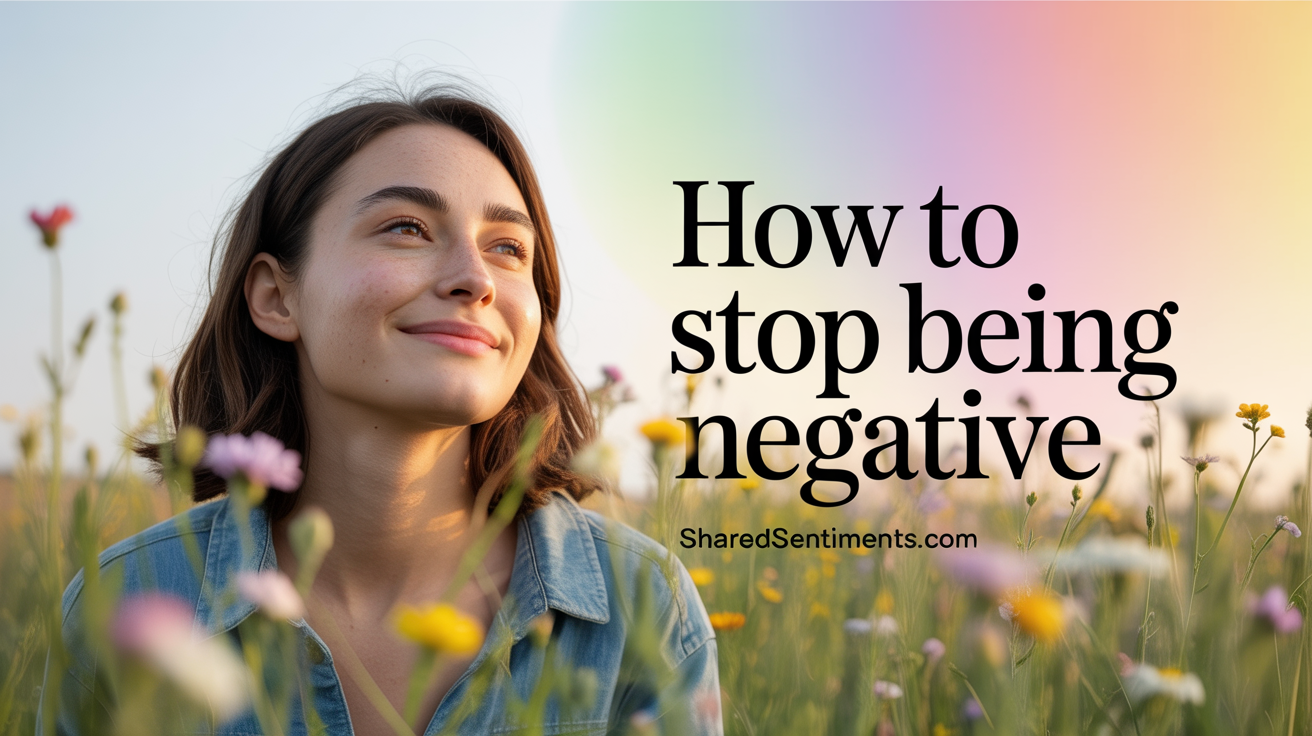How To Stop Being Negative