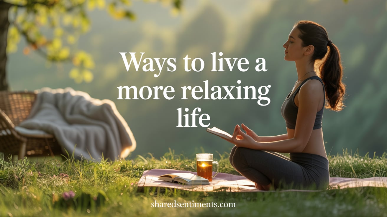 ways to live a more relaxing life