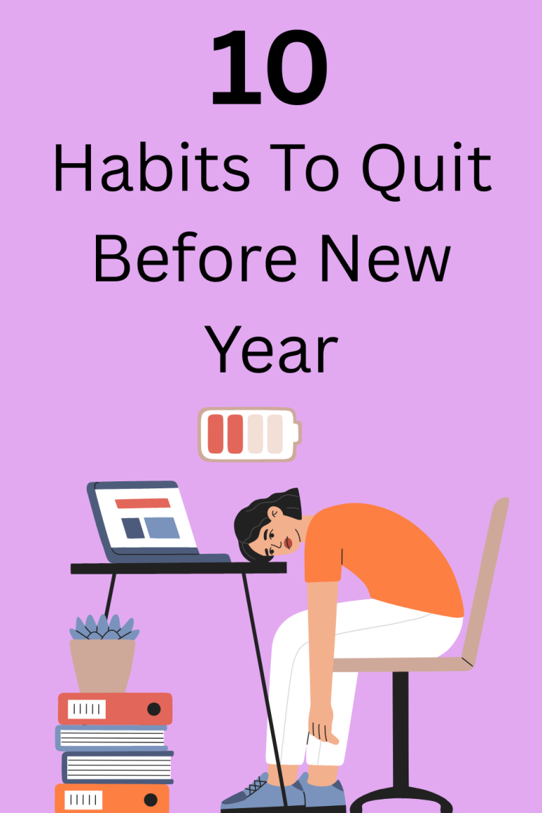 10 Unhealthy Habits To Quit Before New Year