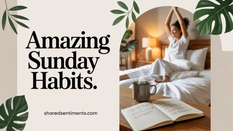 Sunday Habits