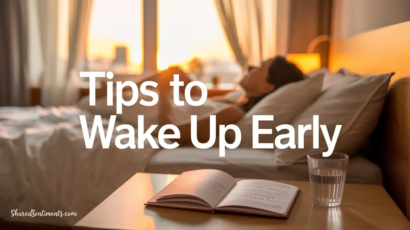 Tips To Wake Up Early